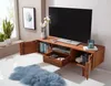 WOHNLING HiFi Lowboard Sheesham Massivholz Landhaus TV Produktbild-Vorschau 4
