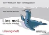 Lies mal 3 - Das Heft mit der Robbe. Lösungsheft Produktbild-Vorschau 1