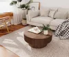 75 cm runder Couchtisch mit Stauraum, moderner Couchtisch Produktbild-Vorschau 7