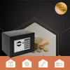 A safe with money and coins, with icons at the bottom. Anteprima dell’immagine prodotto