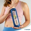 Szklana butelka Wessper z silikonowym pokrowcem – 1 l – z Podgląd zdjęcia produktu 13