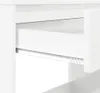 Stůl Vysoký Lesklý Bílý 100 x 50 x 78 cm Dřevěný materiál Náhled obrázku produktu 9
