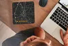 MuchoWow® Mauspad Mousepad Gold - Deutschland - Karte - Produktbild-Vorschau 3