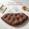 Coussin de sol marron foncé, 100 x 100 cm, pour enfants, Voir les images du produit 4