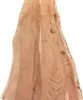 A close-up view of a wooden tabletop with a live edge. Produktbild-Vorschau