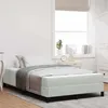 vidaXL Boxspringbett mit Matratze Hellgrau 120 x 200 cm Produktbild-Vorschau 1