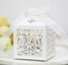 Packung Mit 50 Laser Cut Rose Candy Boxen, Kleine Produktbild-Vorschau 3