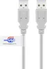 Goobay USB 2.0 Hi-Speed-Kabel mit USB-Zertifikat, Grau, 2m, Produktbild-Vorschau 4
