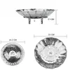 A diagram showing the dimensions of a steaming basket. Produktbild-Vorschau