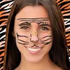 Oblique Unique Tiger Gesicht Sticker Set Tiergesicht Produktbild-Vorschau 4