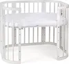 Babybett, Beistellbett aus Holz, 5in1 mit Matratze, Produktbild-Vorschau 3