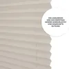 A close-up of a pleated blind with text overlay. Produktbild-Vorschau