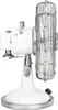 A side profile of a white and silver retro-style table fan. Produktbild-Vorschau