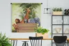 MuchoWow® Wandteppich Wandbehang Dschungeltiere - Natur - Produktbild-Vorschau 3