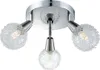 LED Deckenleuchte, Chrom, klar, ALU-Kugelgeflecht, H 20 cm Produktbild-Vorschau 1
