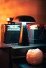 Luxus Europe - Stolná lampa Touch Dahlia, čierna - Náhľad obrázku produktu 11