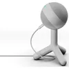A white Logitech G Yeti Orb microphone is shown on a white stand, connected by a white cable, against a plain white background. Anteprima dell’immagine prodotto