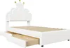 Prinzessinbett mit LED-Beleuchtung und Schubladen, Produktbild-Vorschau 7