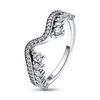 PandoraRing Sparkling Asymmetric Wave 192543C01 Silber 925 Produktbild-Vorschau 3