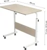Table pour ordinateur portable avec roulettes – Réglable en Voir les images du produit 2