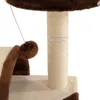 lionto Kompakt-Kratzbaum, kleiner Kratzbaum mit Spielball, Produktbild-Vorschau 5
