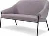 Sofa 2 Sitzer Leder Zweisitzer Sitz Polster Design Produktbild-Vorschau 2