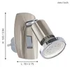Eglo Steckerleuchte Mini 4 flexibel GU10  2,8 W nickel-matt Produktbild-Vorschau 2
