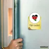 Huuraa Magnet Kenia Flagge Herz 59mm Kühlschrankmagnet rund Produktbild-Vorschau 2