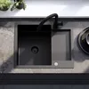 Kuchynský Granitový Drez Rea Paul Black Náhľad obrázku produktu 10
