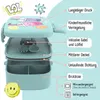 Brotdose Kinder mit Fächern, BPA frei, Lunchbox, Bento box, Produktbild-Vorschau 4