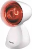 A white Beurer infrared lamp with a red bulb is shown against a white background. Produktbild-Vorschau