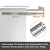 Yakimz Schubladenschienen Schubladenauszug Soft Close Produktbild-Vorschau 3