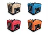 A collage of four dog crates in different colors against a white background. Produktbild-Vorschau