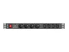 Lanberg PDU-04E04I-0200-BK Stromverteilereinheit (PDU) 4 Produktbild-Vorschau 1