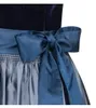 Dirndl midi Marlies Samt Dirndl in Dunkelblau von Nübler Produktbild-Vorschau 4