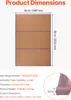 SucceBuy Tappeto tatami giapponese pieghevole da 80 x 55 Anteprima dell’immagine prodotto 2