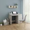 The Living Store Schreibtisch Betongrau 100x50x76 cm Produktbild-Vorschau 2