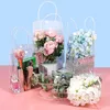 Torebki prezentowe przezroczyste PVC 20x15x7 cm z uchwytem Podgląd zdjęcia produktu 3