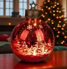 formano LED Deko-Kugel Frosty Rot 35 cm Farb-Glaskugel in Produktbild-Vorschau 3