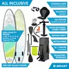 Aufblasbares SUP Board Set mit Sitz FLOWER 300  lime Produktbild-Vorschau 8