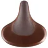 VELO Bicycle Saddle Cruiser w/spring brown leather/fabric Voir les images du produit 1