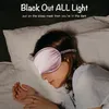 100% Seide Verstellbare Schlafmaske Augenmaske Schlafbrille Produktbild-Vorschau 3