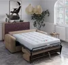 Express-Schlafsofa – 3-Sitzer – EUREKA – Stoff Antelope Produktbild-Vorschau 3