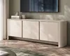 Zaoblená televizní komoda AURA RTV3D, matný povrch s Náhled obrázku produktu 7