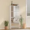 Schmaler Schuhschrank mit Spiegel und 4 Flš¹geltš¹ren fš¹r Produktbild-Vorschau 3