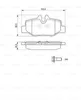 Bosch Bremsbelagsatz, Scheibenbremse  0 986 494 082 Produktbild-Vorschau 6