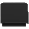 2025 Moderne Couchtisch mit LED-Leuchten Schwarz 50x49x40 Produktbild-Vorschau 7