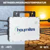 SUNNIVA® 2000W Balkonkraftwerk BIFAZIAL FULLBLACK komplett Produktbild-Vorschau 3