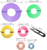 Curtzy Kunststoff Pompom Maker Set (6er Pack) mit Produktbild-Vorschau 9