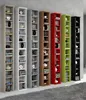 VCM Holzregal stehend | platzsparender CD Schrank für 204 Produktbild-Vorschau 6